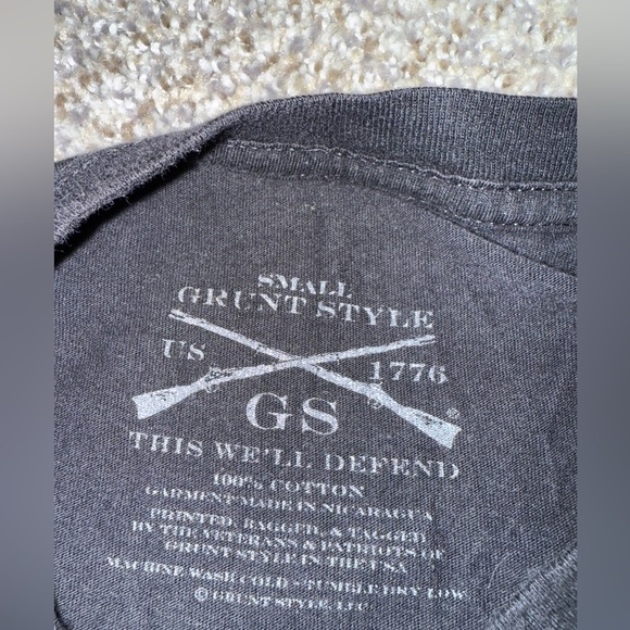 Grunt style black tee “Midnight rider” - Picture 5 of 5